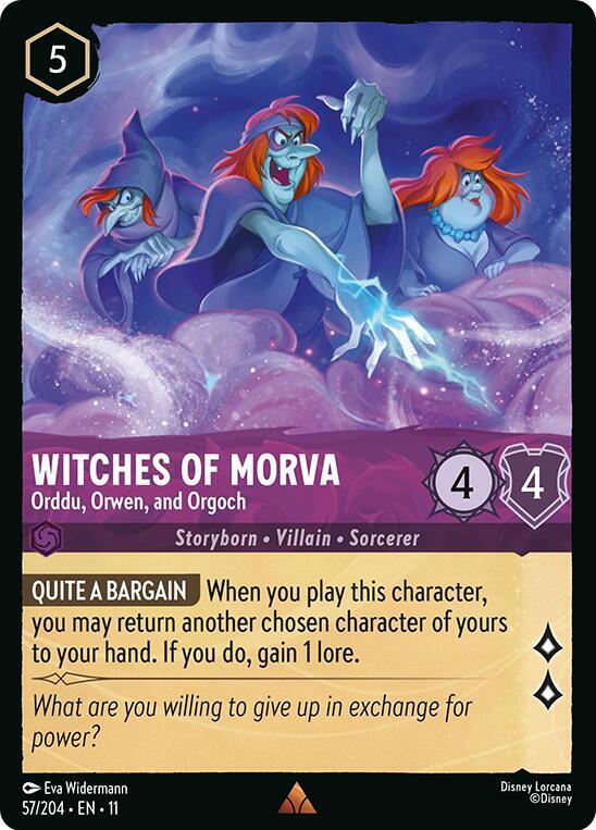 Witches of Morva Orddu Orwen and Orgoch (Winterspell)  - Cold Foil