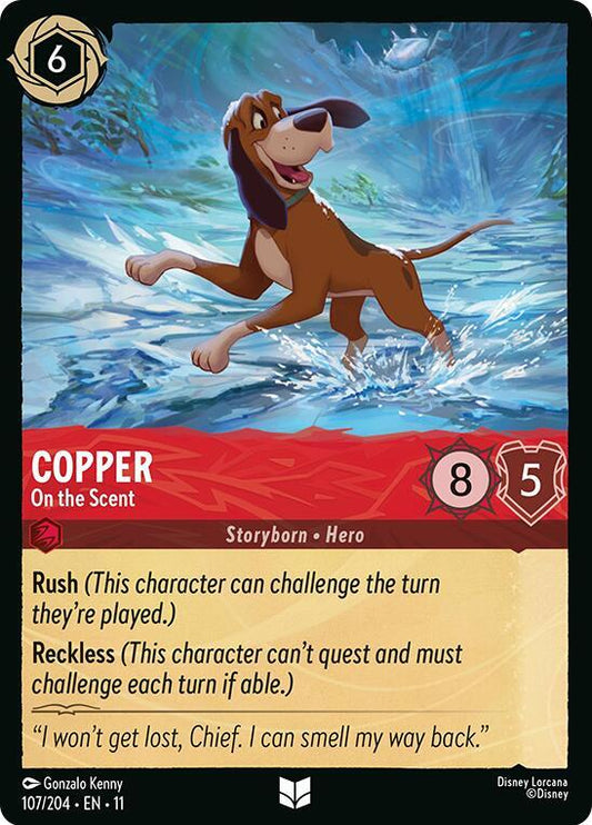 Copper, On the Scent 107/204 (Winterspell)  - Cold Foil