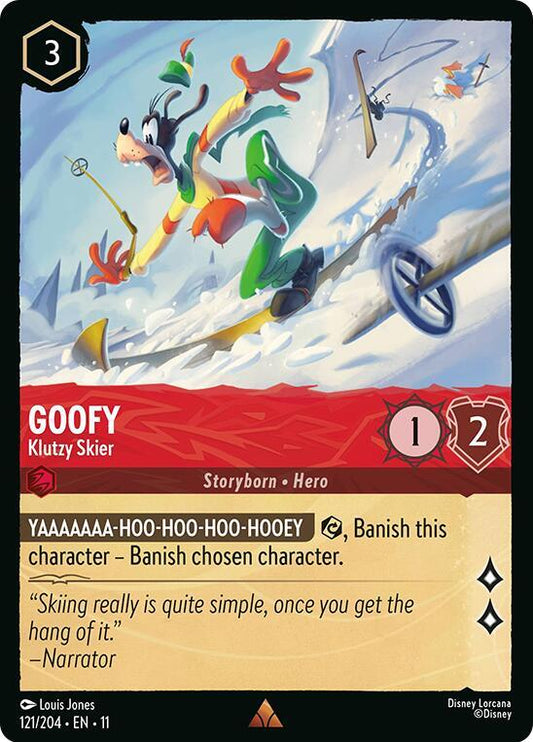 Goofy, Klutzy Skier 121/204 (Winterspell) 