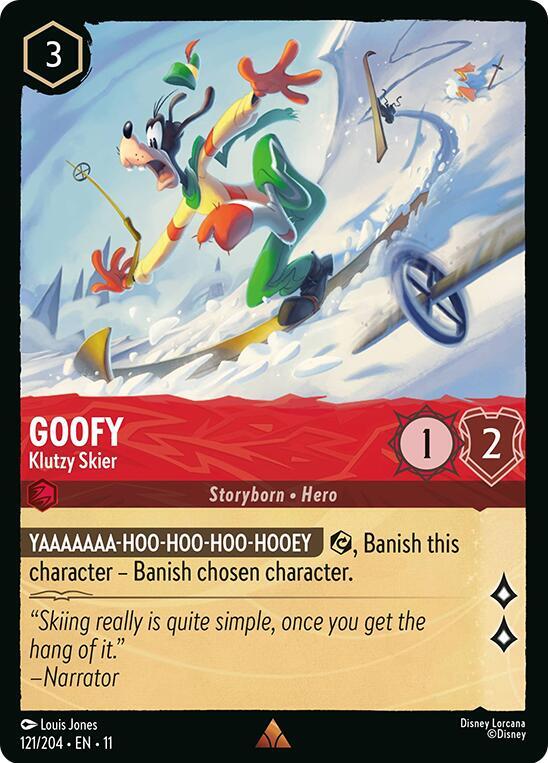 Goofy Klutzy Skier (Winterspell) 