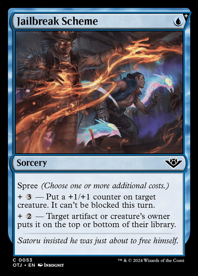 Jailbreak Scheme 53/286 (Outlaws of Thunder Junction)  - Foil