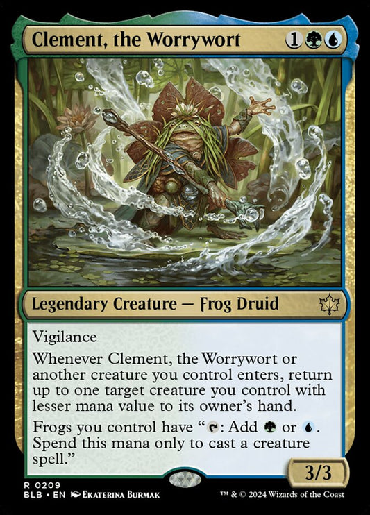 Clement, the Worrywort 209 (Bloomburrow)  - Foil