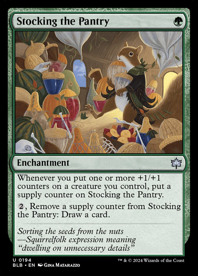 Stocking the Pantry 194 (Bloomburrow)  - Foil