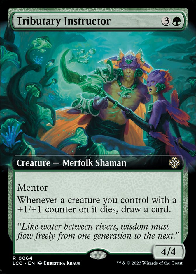 Tributary Instructor 64/370 (Commander: The Lost Caverns of Ixalan)  - Extended Art