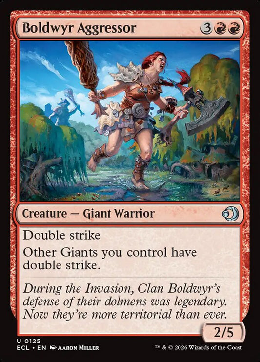 Boldwyr Aggressor 125/273 (Lorwyn Eclipsed)  - Foil