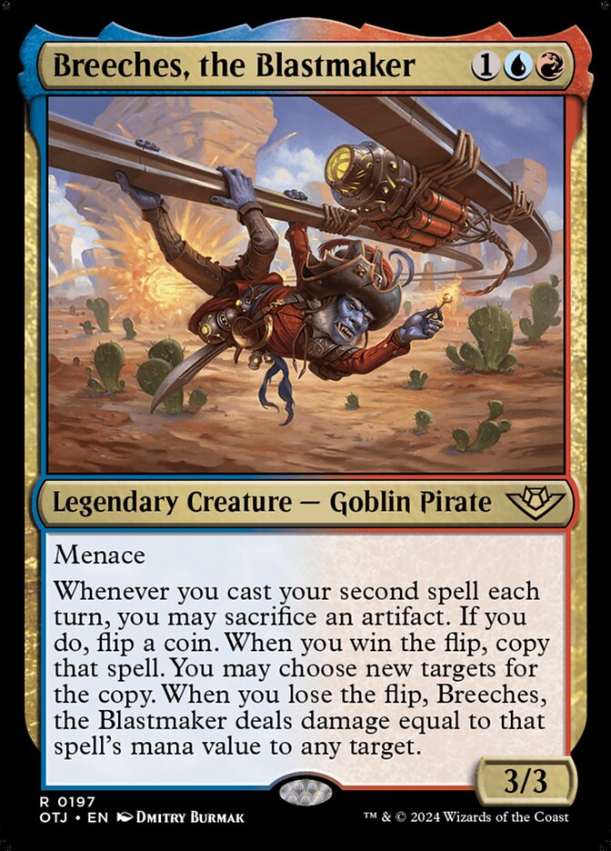 Breeches, the Blastmaker 197/286 (Outlaws of Thunder Junction)  - Foil