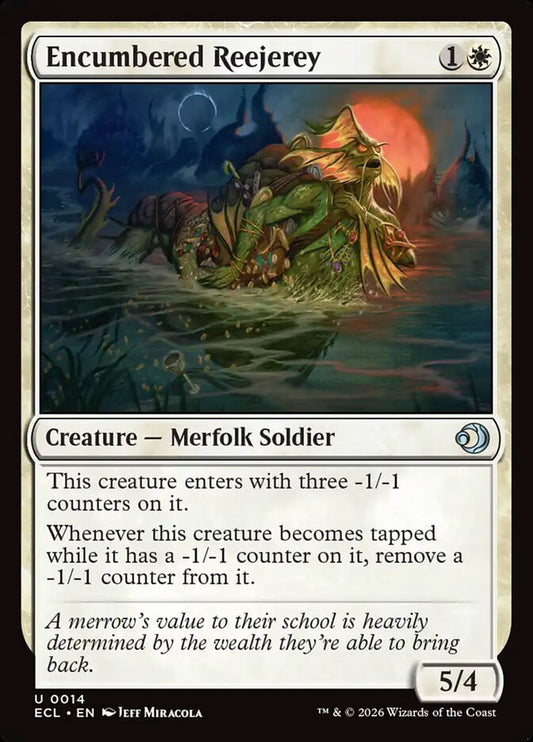 Encumbered Reejerey 14/273 (Lorwyn Eclipsed)  - Foil