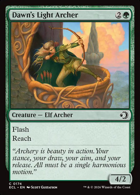 Dawn's Light Archer 174/273 (Lorwyn Eclipsed)  - Foil