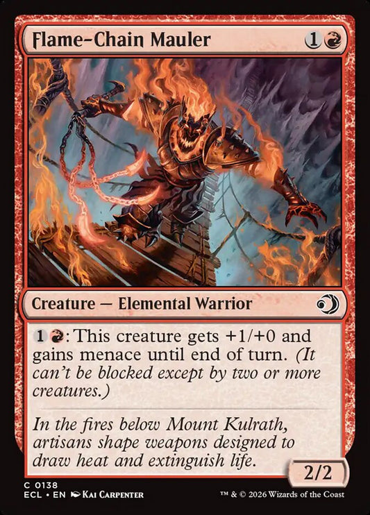 Flame-Chain Mauler 138 (Lorwyn Eclipsed)  - Foil