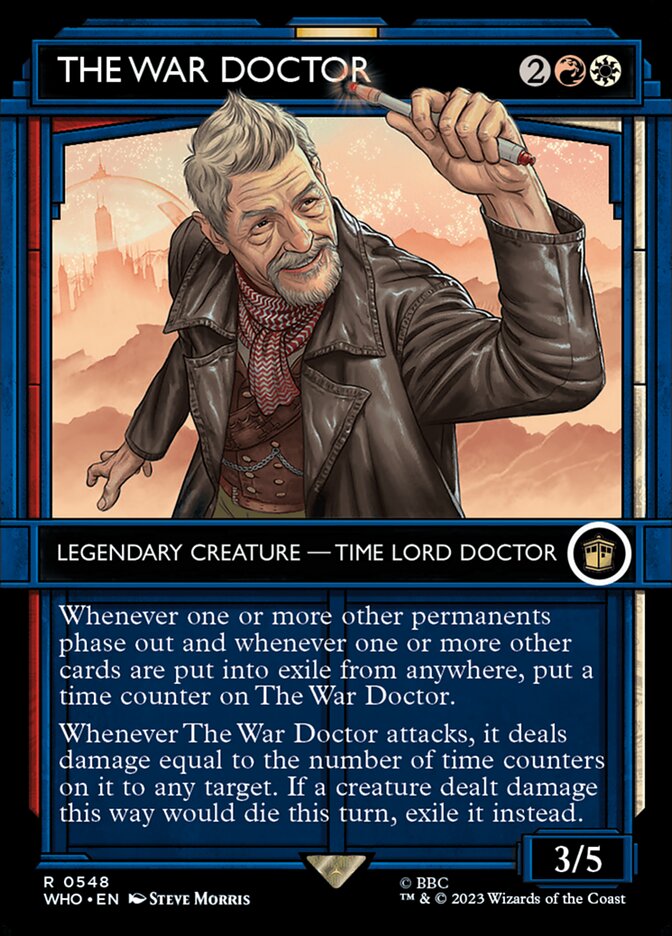 The War Doctor 548/331 (Universes Beyond: Doctor Who)  - Showcase Foil