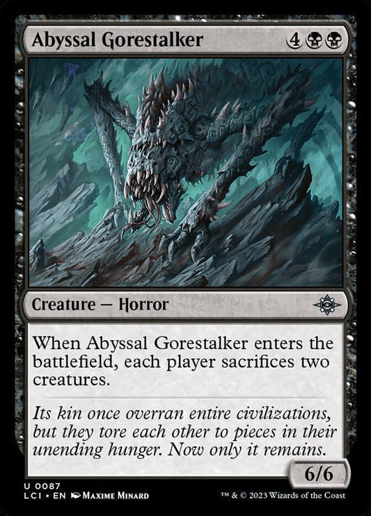 Abyssal Gorestalker 87/291 (The Lost Caverns of Ixalan)  - Foil
