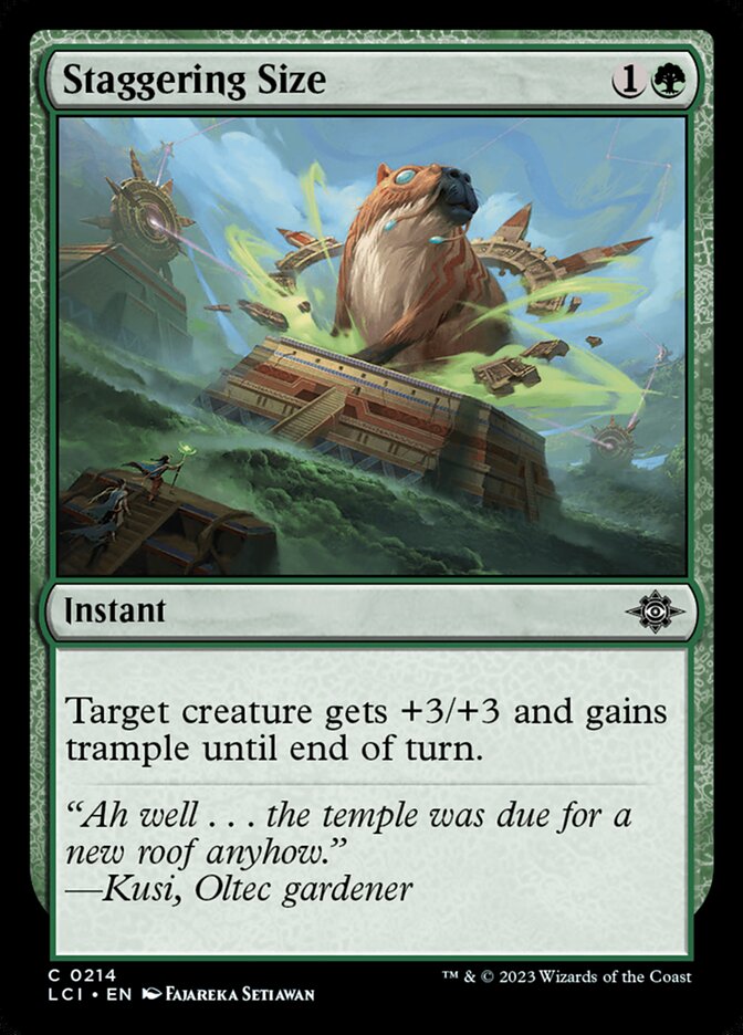 Staggering Size 214/291 (The Lost Caverns of Ixalan) 