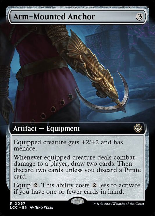 Arm-Mounted Anchor 67/370 (Commander: The Lost Caverns of Ixalan)  - Extended Art