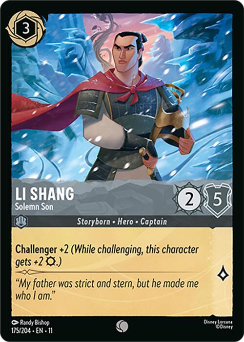 Li Shang, Solemn Son 175/204 (Winterspell) 