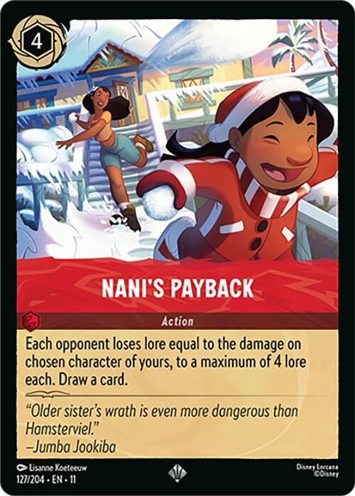Nani's Payback 127/204 (Winterspell)  - Cold Foil