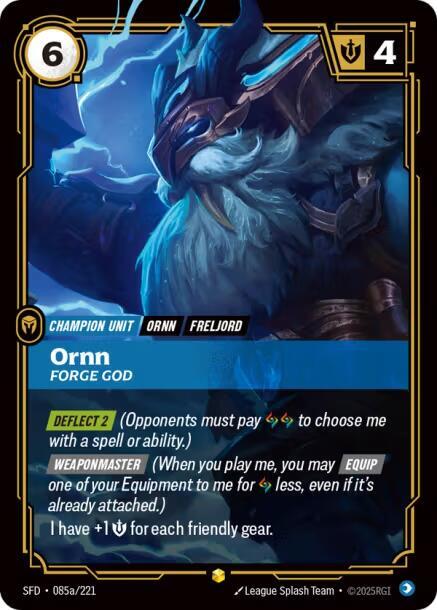 Ornn Forge God Alternate Art (Spiritforged)  - Foil