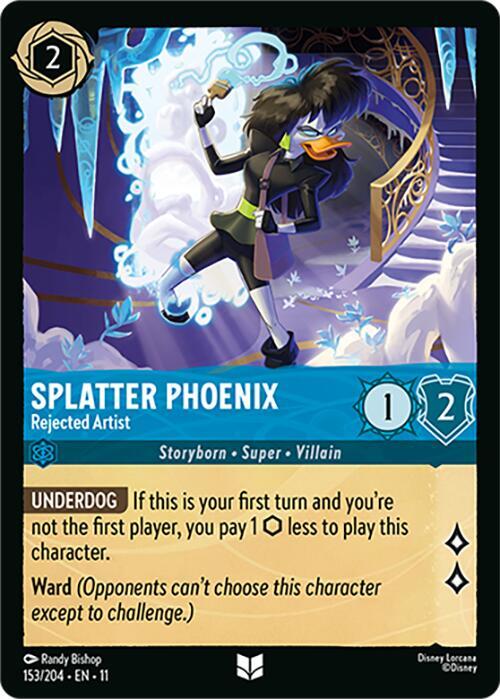 Splatter Phoenix, Rejected Artist 153/204 (Winterspell) 