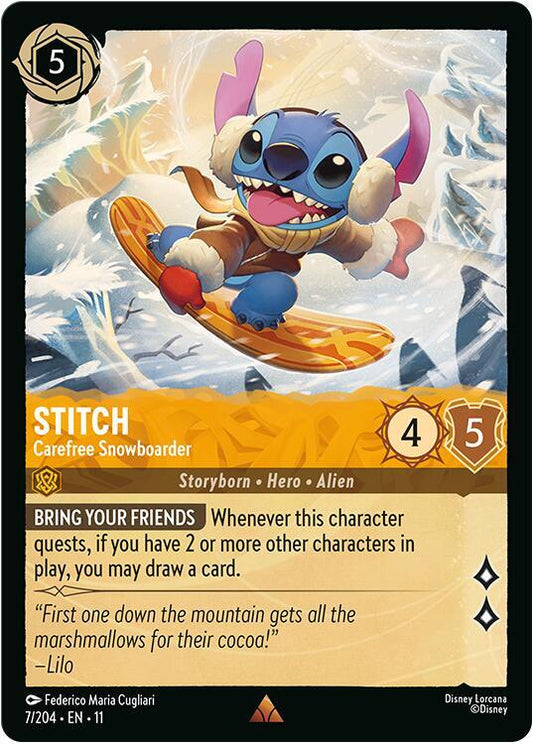 Stitch Carefree Snowboarder (Winterspell) 