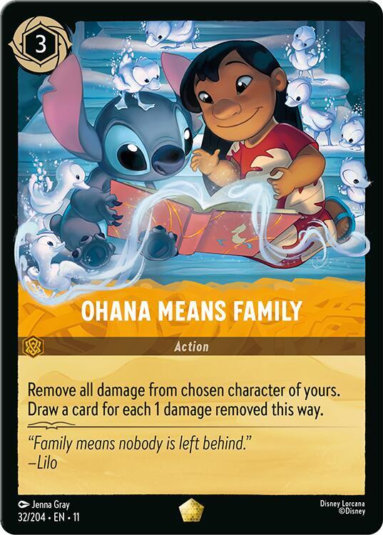 Ohana Means Family (Winterspell)  - Cold Foil