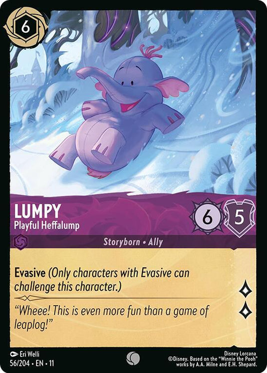 Lumpy, Playful Heffalump 56/204 (Winterspell)  - Cold Foil