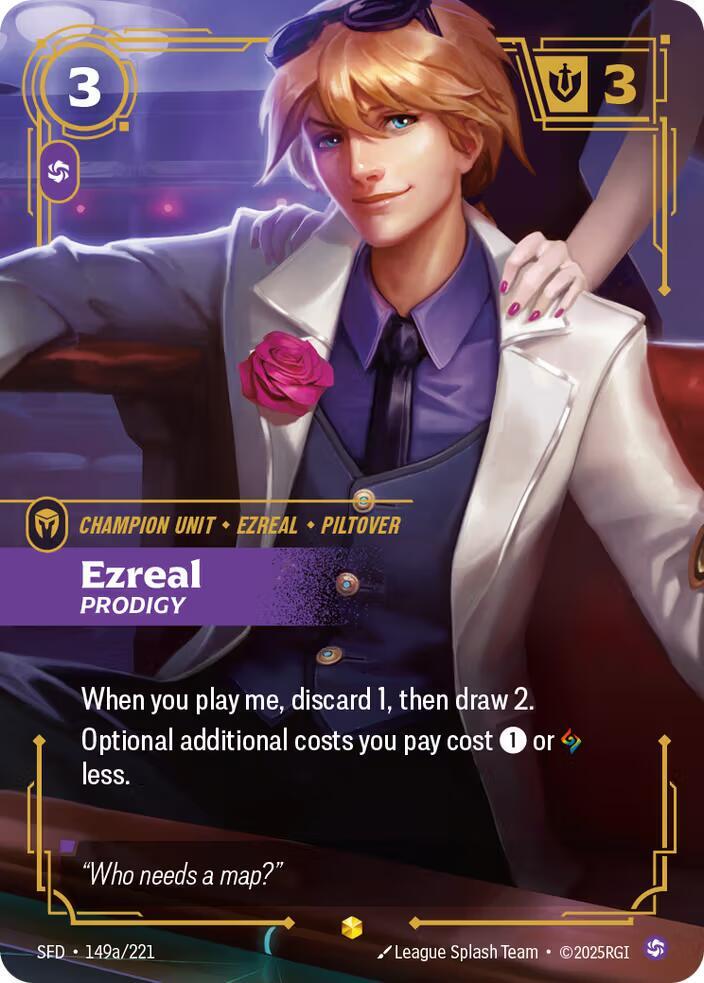 Ezreal Prodigy Alternate Art (Spiritforged)  - Foil