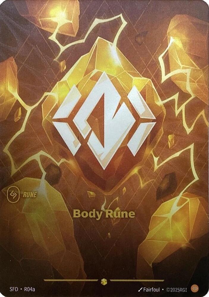Body Rune Alternate Art (Spiritforged)  - Foil