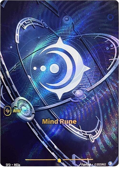 Mind Rune Alternate Art (Spiritforged)  - Foil