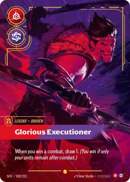 Draven Glorious Executioner Overnumbered (Spiritforged)  - Foil