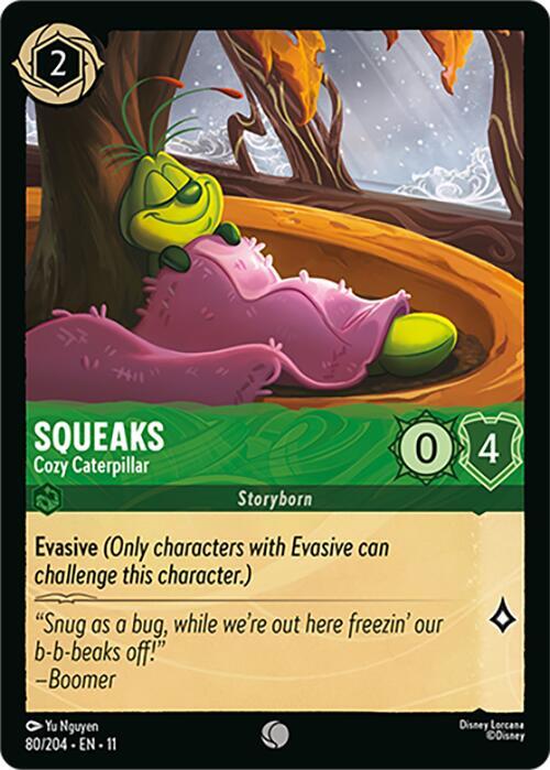 Squeaks, Cozy Caterpillar 80/204 (Winterspell)  - Cold Foil