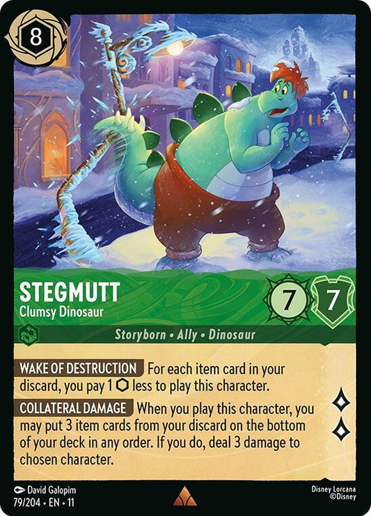 Stegmutt, Clumsy Dinosaur 79/204 (Winterspell)  - Cold Foil