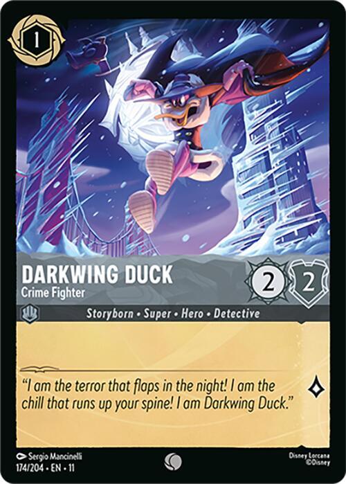 Darkwing Duck, Crime Fighter 174/204 (Winterspell)  - Cold Foil