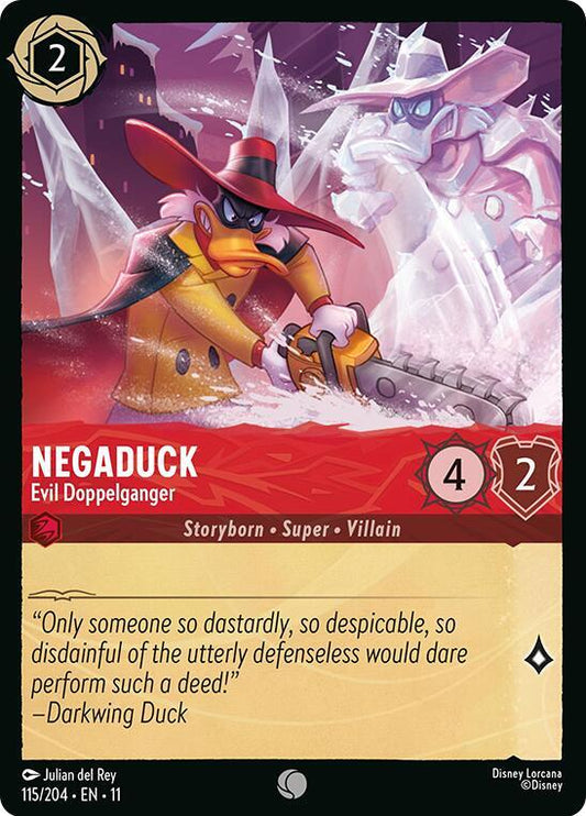 Negaduck, Evil Doppelganger 115/204 (Winterspell)  - Cold Foil