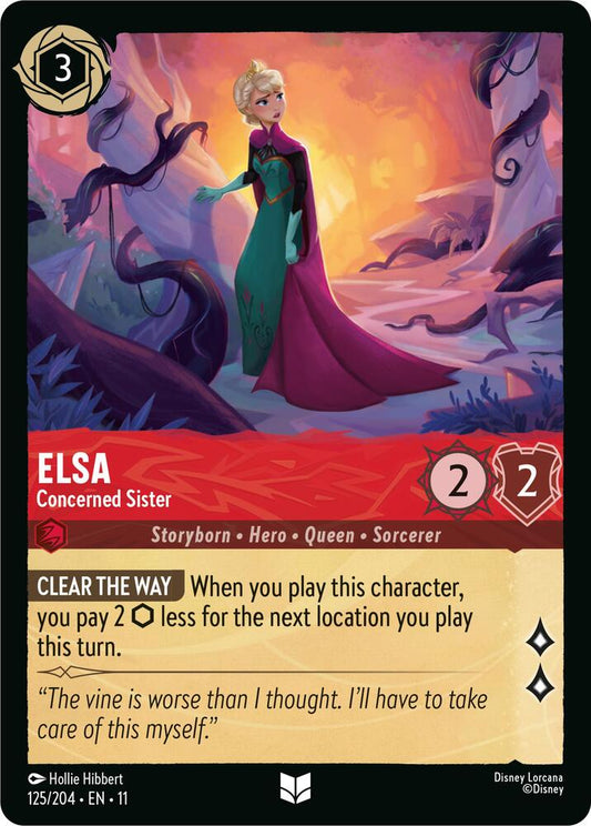 Elsa, Concerned Sister 125/204 (Winterspell) 