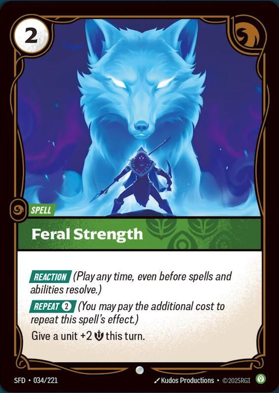 Feral Strength 034/221 (Spiritforged) 