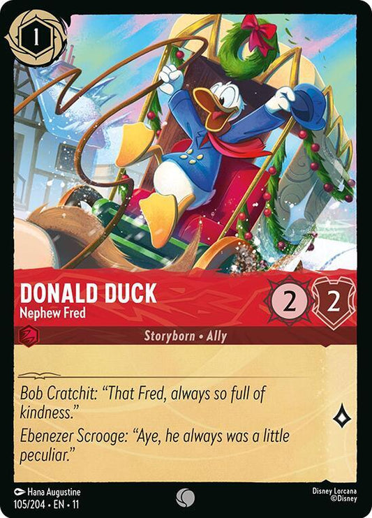 Donald Duck, Nephew Fred 105/204 (Winterspell)  - Cold Foil
