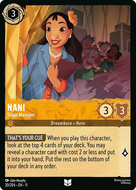 Nani, Stage Manager 20/204 (Winterspell) 