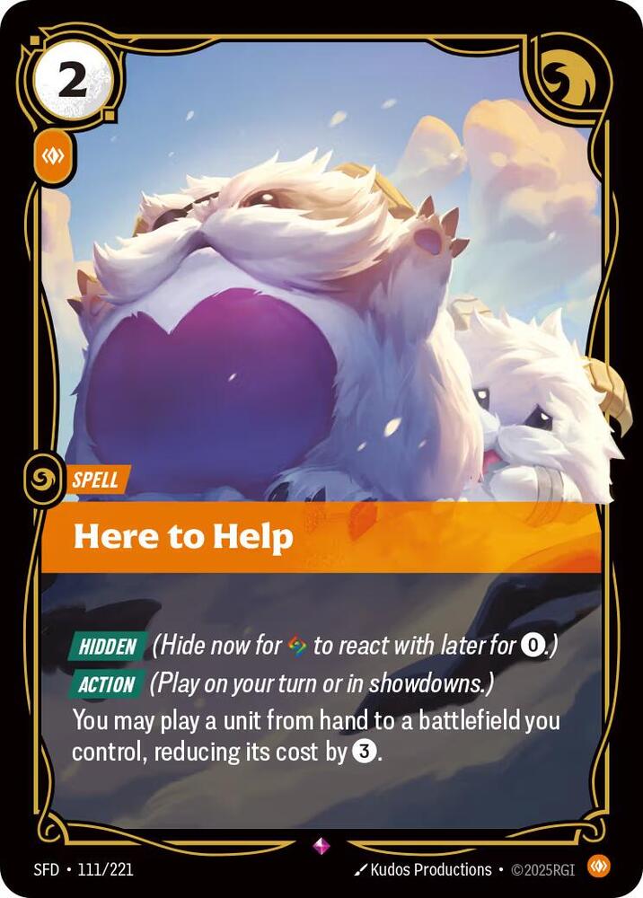 Here to Help (Spiritforged)  - Foil