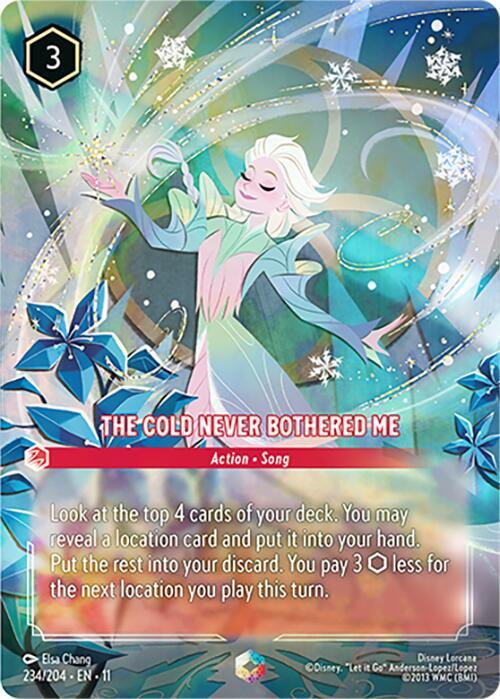 The Cold Never Bothered Me Enchanted ()  - Holofoil
