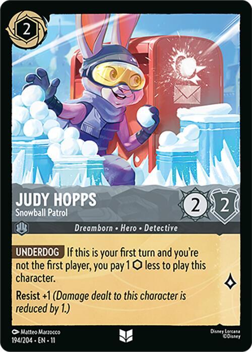 Judy Hopps, Snowball Patrol 194/204 (Winterspell) 