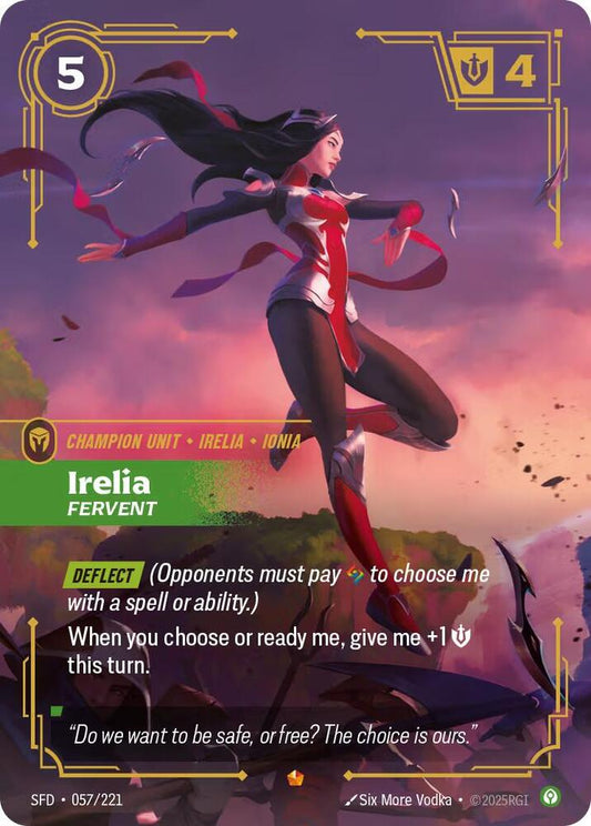 Irelia Fervent (Spiritforged)  - Foil
