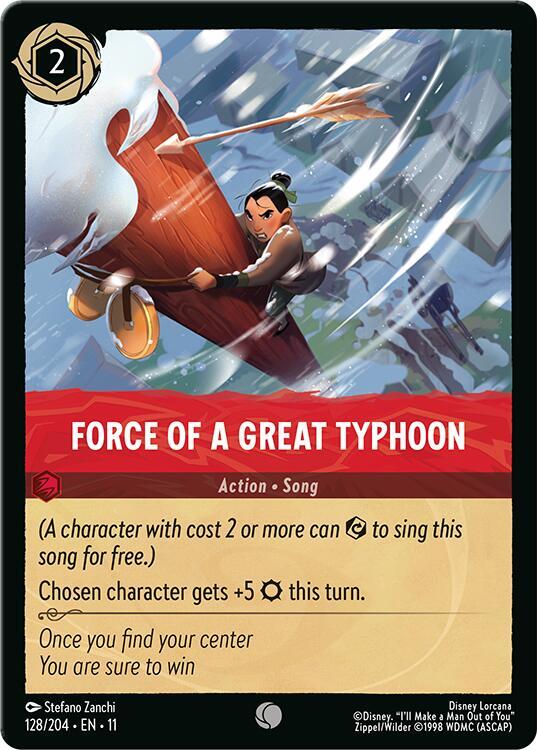 Force of a Great Typhoon (Winterspell)  - Cold Foil