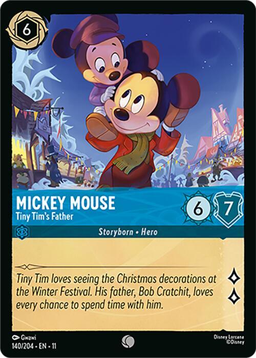 Mickey Mouse, Tiny Tim's Father 140/204 (Winterspell) 