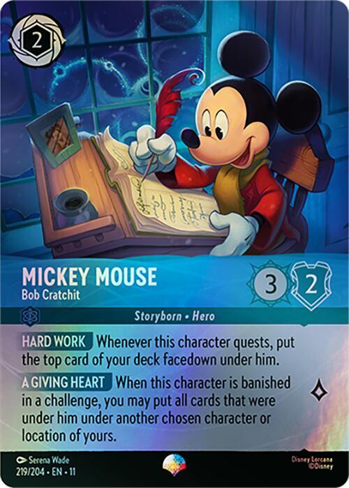 Mickey Mouse Bob Cratchit Epic (Winterspell)  - Holofoil