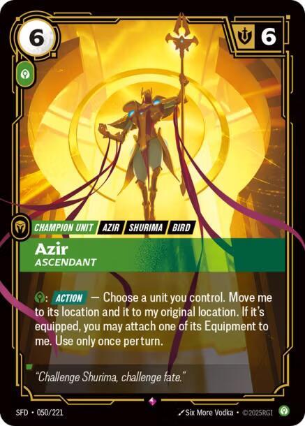 Azir Ascendant (Spiritforged)  - Foil
