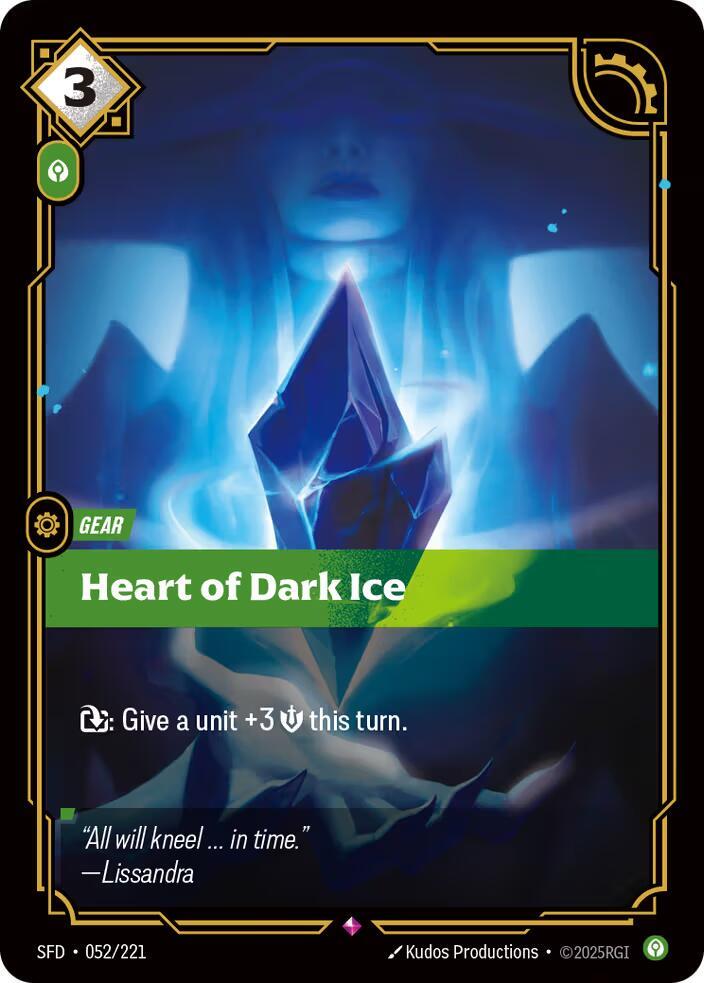 Heart of Dark Ice (Spiritforged)  - Foil