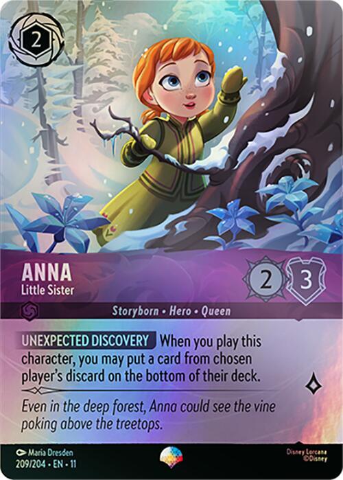 Anna Little Sister Epic (Winterspell)  - Holofoil