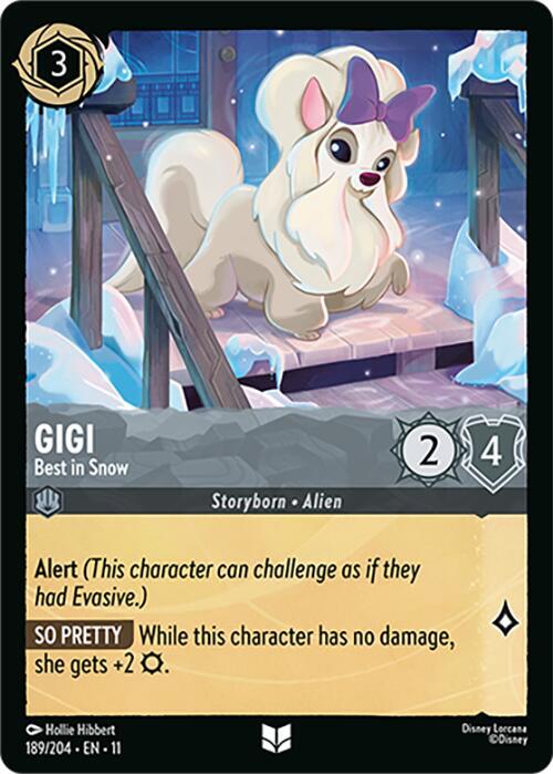 Gigi, Best in Snow 189/204 (Winterspell)  - Cold Foil