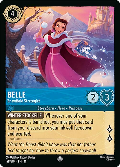 Belle, Snowfield Strategist 158/204 (Winterspell) 