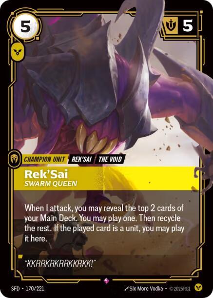 RekSai Swarm Queen (Spiritforged)  - Foil