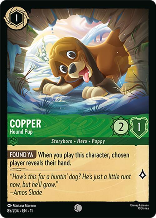 Copper, Hound Pup 85/204 (Winterspell) 